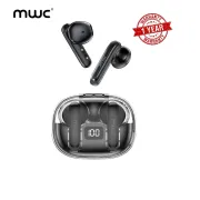 MWC Hero MT69 ENC AI Bluetooth 5.4 Gaming TWS EarbudsIPX6 Water Resistant 40H Playback