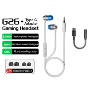 Plextone G26 Gaming Earphone Headset With Mic (Type C+3.5mm)