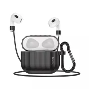 HOCO WB22 Striped Silicone Case For AirPods 3 With Anti-Lost Strap