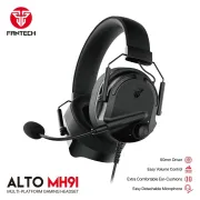 Fantech Alto MH91 Wired On Ear Gaming Headphone With Built In Microphone