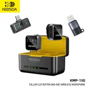 KOOSDA KMP 150 Collar Clip ANC/ENC Wireless Microphone 2 In 1