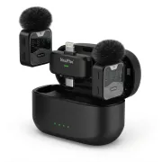 Neepho NP60 Wireless Lavalier Microphone With ANC Noise Reduction Plug & Play Clip-on Mic