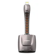 Moxom LX-AX801M Lightning To 3.5mm & Charging Adapter