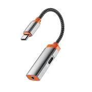 MOXOM LX-AX808 60W PD Fast Charging & 3.5mm Audio Converter Braided Cable