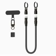LDNIO LC22c 2-in-1 Multifunctional Phone Lanyard & 65W USB-C To C Fast Charging Cable (30cm)