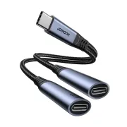 Joyroom SY C03 Audio Transfer Series 2 In 1 Audio Adapter Type-C To Dual Type-C