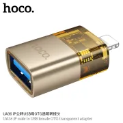 Hoco UA36 iP Male To USB Female Transparent OTG Adapter