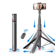 TT01 70-Inch Portable Auto Pop-Up Tripod With Bluetooth Remote