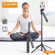 PLOKAMA A7 AI Auto Face Tracking Tripod 1.8M With Remote