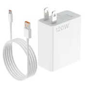 Xiaomi Mini 120 Watt Hypercharge Fast Wall Charger Xiaomi Mi Redmi Black Shark Poco