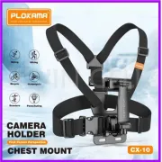 PLOKAMA CX10 Chest Strap Phone & Action Camera Mount 360° Adjustable