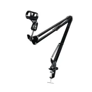 Professional Recording Microphone Stand Black Boom Suspension Scissor Arm