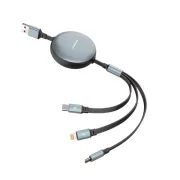 Yesplus YS 865 100 Watt 3 In 1 Retractable Data Cable