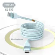 Yesplus YS-872 100 Watt Type C To C Braided Cable 1.8M