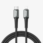 Bwoo X288C-L 3 Meter USB‑C To Lightning Fast Charging Cable PD 27W Nylon Braided