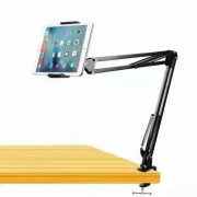 360 Degree Rotation Metal Long Arm Phone Tablet Holder Stand