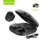 BAVIN MP105 Type C Dual Wireless Microphone 50m Range Plug & Play 3-Mode Noise Cancellation