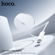 HOCO CW63 Magnetic Wireless Charger Qi2 Certified Aluminum Alloy Charging Pad 15W Max