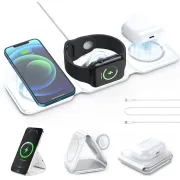 3 In 1 Foldable Wireless Charger Station For Phone Watch Earbuds