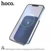 Hoco DB26 10000mAh Portable Fast Charging Magnetic Wireless Charging Power Bank