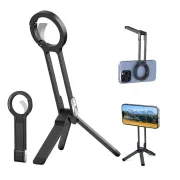 360° Magnetic Aluminum Portable Travel Tripod & Vlog Mobile Stand