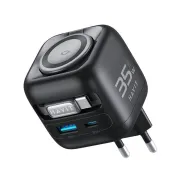HAVIT UC250 35W GaN Travel Charger With Retractable Cable & Watch Charger