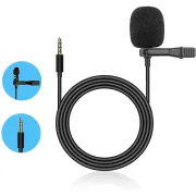 3.5mm Lavalier Clipon Wired Microphone