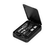 BUDI 5000mAh Power Bank Multi Functional Box Multi Cable 6 types SIM Kit