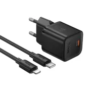 HOCO N64 GaN PD20W Type-C Single-Port Charger With 1m Type-C To 8-Pin Cable
