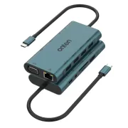 Onten 9591A USB-C Hub Docking Station VGA HDMI RJ45 Aux Card Reader