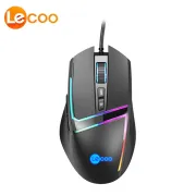 Lenovo Lecoo MS106 7 Button 3200 DPI Optical Wired Gaming Mouse