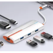 Ldnio DS 26H Type C 6 In 1 Docking Station HDMI RJ45 USB