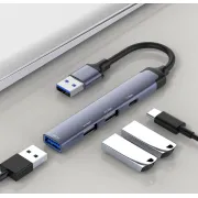 LDNIO DS 44C 4 In 1 USB Hub Dock Station