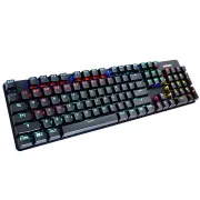 PHILIPS G401 Gaming Mechanical Blue Switch Keyboard Wired USB Full Mixed Light
