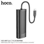 Hoco HB43 Easy Safe Type C 7 In 1 Multifunction Adapter