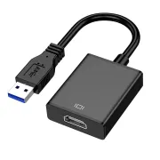 USB To HDMI Adapter USB To HDMI 1080P Full HD Video Audio Multi Monitor Converter Adaptor