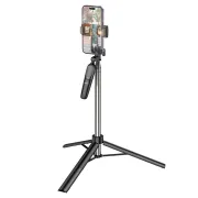 Hoco K19 Soul 1.57m Live Broadcast Tripod & Selfie Stick With Detachable Bluetooth Remote