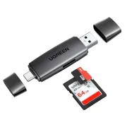 UGREEN CM304 High-Speed USB-C/USB TF and SD Card Reader