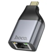 Hoco UA35 Portable Adapter Type-C Male To RJ45 Female