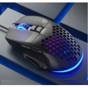 Lenovo Lecoo MS107 Wired RGB LED Illuminated 3200DPI 7 Button Wired Gaming Mouse