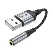 Hoco LS36 USB-A To AUX 3.5mm Converter External Soundcard