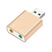 USB Mini Sound Card External Audio Adapter Interface Converter