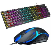 Twolf TF270 RGB LED Backlight USB Wired Gaming Keyboard And Mouse Set