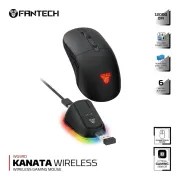FANTECH WG9RD Wireless Gaming Mouse with Charging Magnetic Base Three Mode 12000DPI Customized E-sports Gamer Mouse