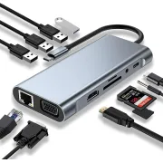 11 In 1 USB C HUB Adapter Dongle