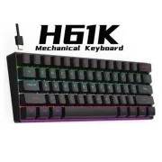 H61K Blue Switch Mechanical Keyboard Blue Switch Type-C RGB 61 Keys