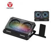 Fantech NC21 Notebook Cooler Laptop Colling Pad With RGB Lighting & Quick Access Phone Holder