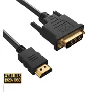 HDMI To DVI Cable 24-PinFull HD 1080p 1.5Meter Length