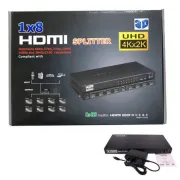 HDMI Splitter 1 in 8 out Support 4K 2K 3D