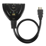 3 Port HDMI Switcher 3 In 1 Out HDMI Splitter Hub